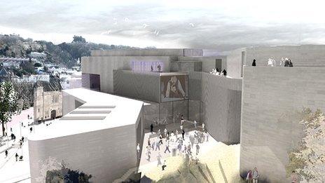 Artist's impression of Pontio arts and innovation centre