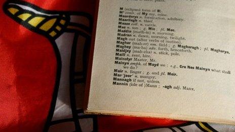 Manx dictionary, photo courtesy of Rhisiart Hinck/Flickr