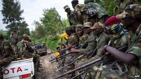 DR Congo Soldiers And M23 Rebels Clash Near Goma - BBC News