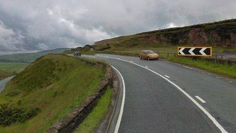 The A537 in Derbyshire