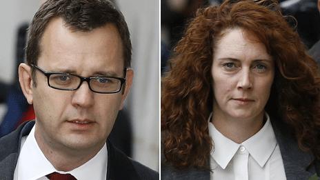 Andy Coulson and Rebekah Brooks