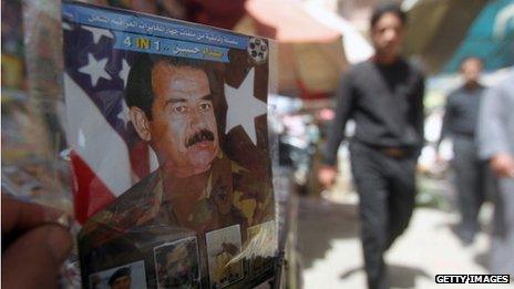 Poster of Saddam Hussein