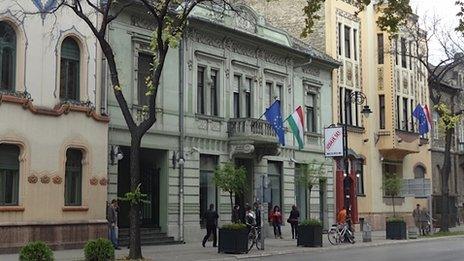 Hungarian consulate in Subotica, Serbia