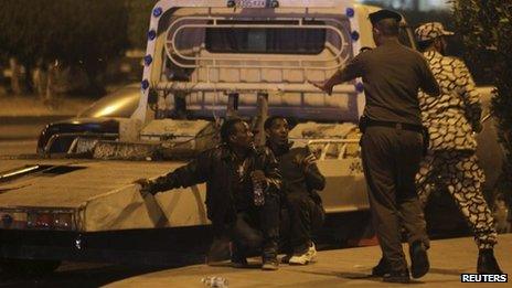 Ethiopians are detained in Riyadh, 9 November 2013