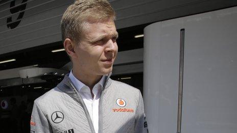 McLaren's Kevin Magnussen