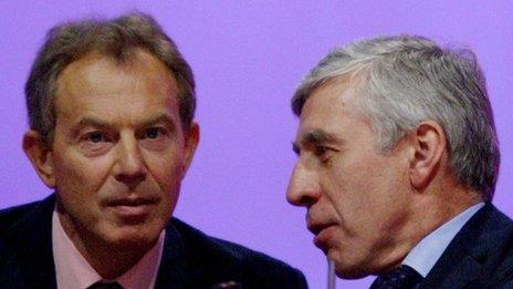 Jack Straw and Tony Blair in 2004