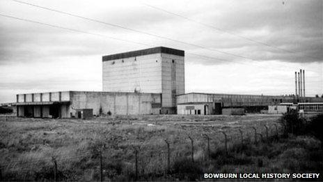 Asbestos factory in Bowburn c.1989