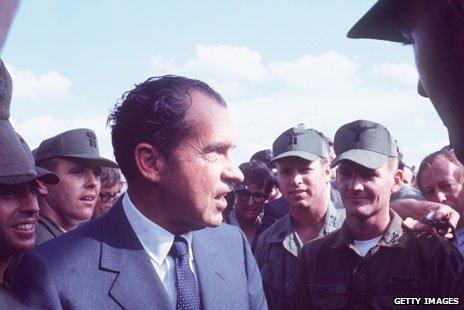 President Nixon in Vietnam 1970