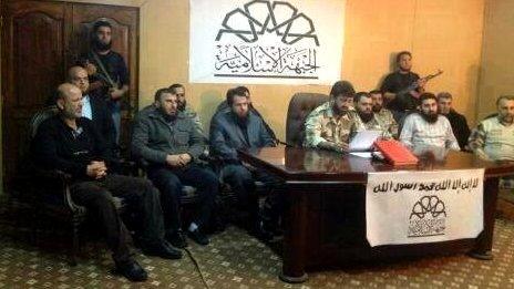 Announcement of the creation of the Islamic Front by seven Syrian rebel groups (22 November 2013)