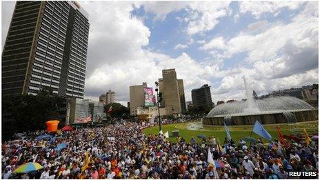 Venezuela's Opposition Leader Tells Supporters To Vote - BBC News