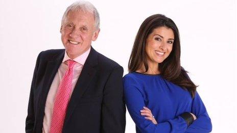 Harry Gration and Amy Garcia