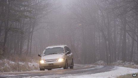 Thanksgiving Travellers Brace For Winter Storm - BBC News