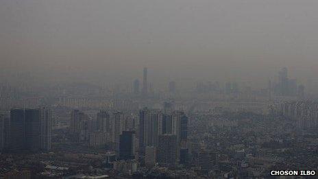 South Korea in a daze over Chinese haze - BBC News