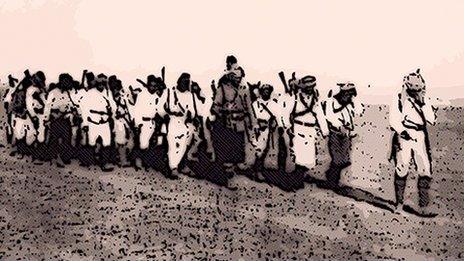 Ottoman troops in 1915