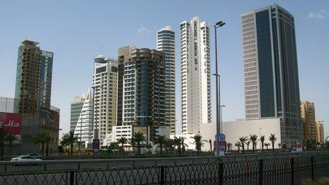 New construction in Manama, Bahrain