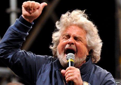 Beppe Grillo - file pic