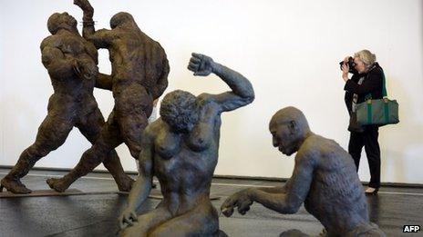 Ousmane Sow's sculptures