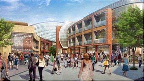 City Sentral shopping centre plan to be shrunk - BBC News