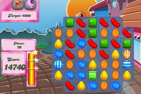 An image from Candy Crush Saga game