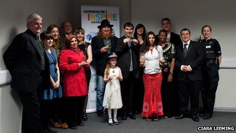 Ramona Constantin and other Levenshulme Awards winners