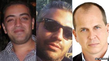Detained Al-Jazeera English journalists Baher Mohamed, Mohamed Fahmy and Peter Greste (image courtesy Al Jazeera)