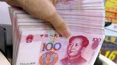 Chinese currency the Yuan