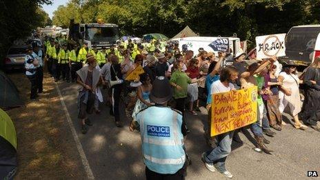 Balcombe protest 21 August