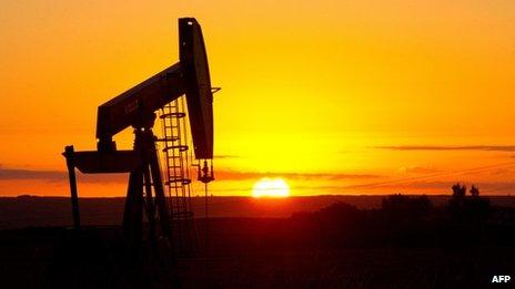 Oil well in North Dakota