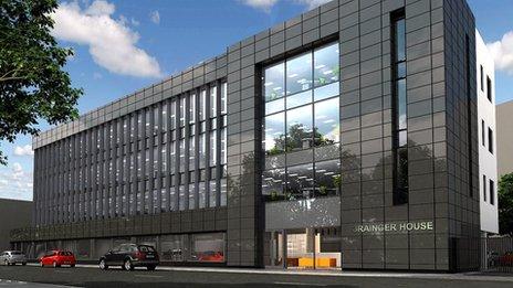 New Grainger House office in Aberdeen 'to create 200 jobs' - BBC News
