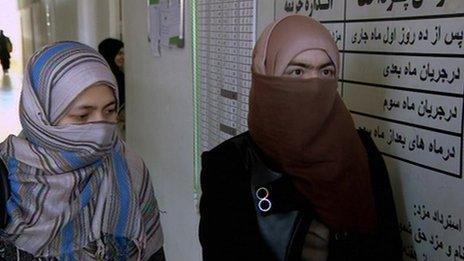 Muslim women in Kabul