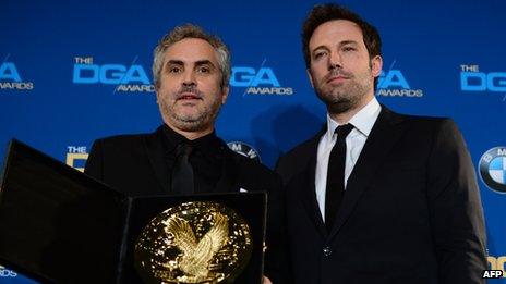 Alfred Cuaron and Ben Affleck