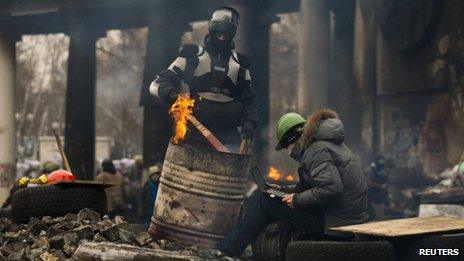 Protests in Kiev, 28 January 2014