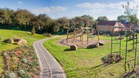 Play area in Huthwaite, Nottinghamshire