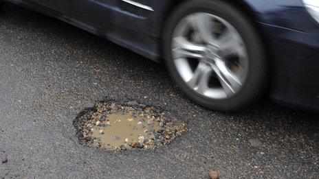 Kent County Council finds an extra £2.5m for potholes - BBC News