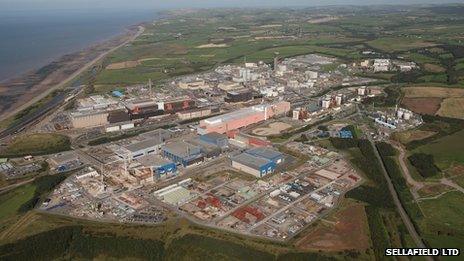 Sellafield Nuclear plant