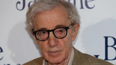 Woody Allen at a screening of his latest movie, Blue Jasmine, in Paris on August 27, 2013.
