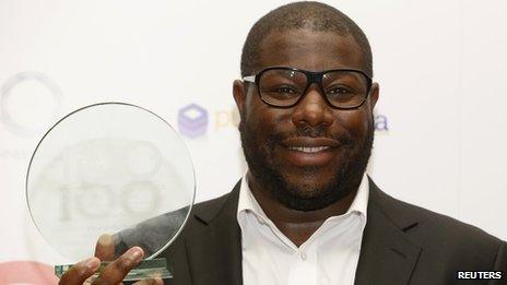Steve McQueen celebrates the success of 12 Years a Slave