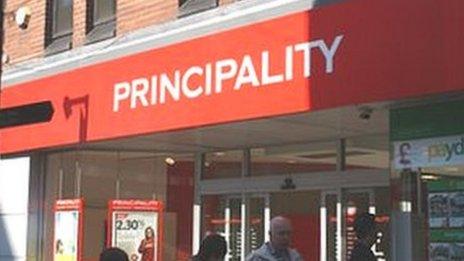 The Principality Building Society in Wrexham