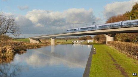 HS2 image of proposed train