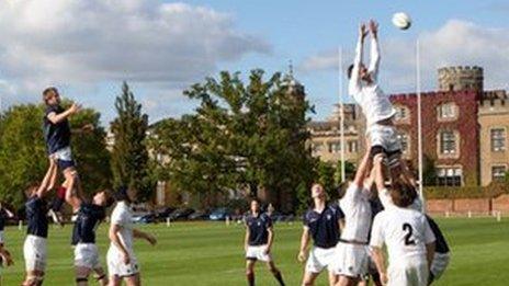 A match at Rugby School