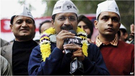 Arvind Kejriwal has promised to put an end to corruption in Delhi