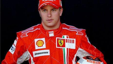 Ferrari's Kimi Raikkonen
