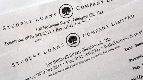 Student Loan Company letter