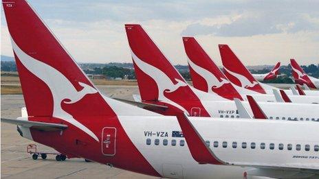 Qantas aircraft