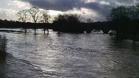 Flooding - picture from Scottish Borders Council