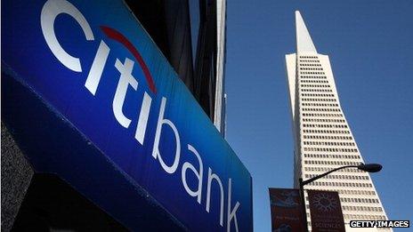 Citibank sign