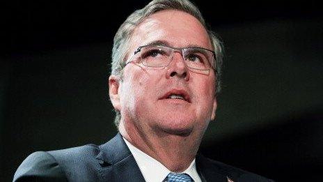 Former Florida Governor Jeb Bush in Long Island on 24 February, 2014.
