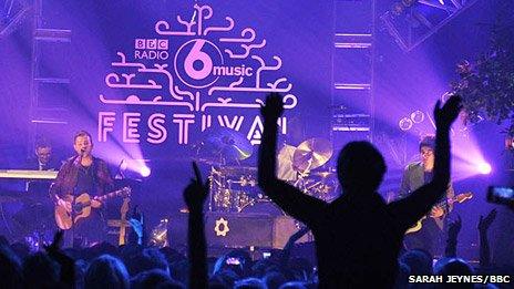 Damon Albarn at the BBC 6 Music Festival