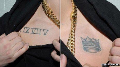 Justin Bieber tattoo images released by Miami police - BBC News