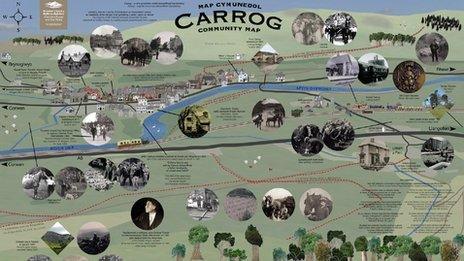 Map Carrog